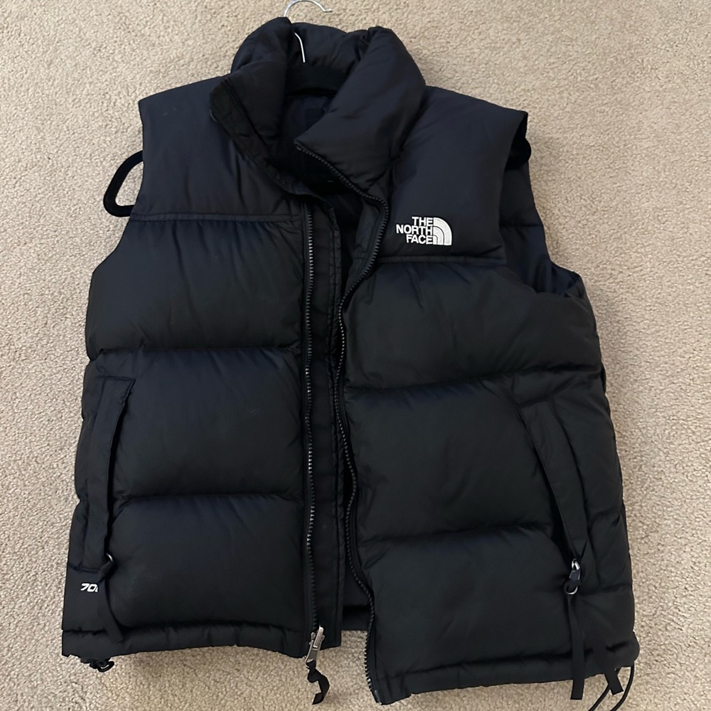 The north face down vest, women. S